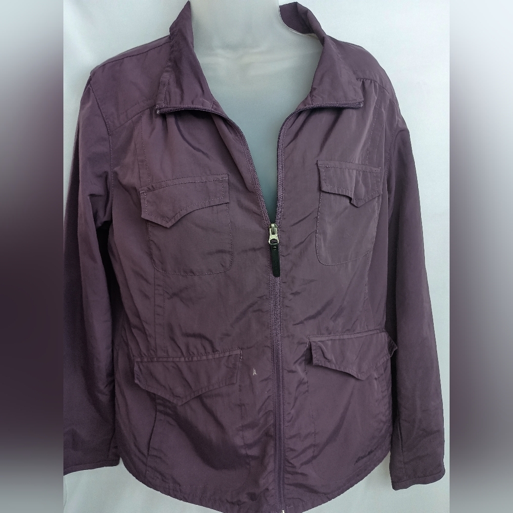 2/$30 EDDIE BAUER Purple Jacket (#372)